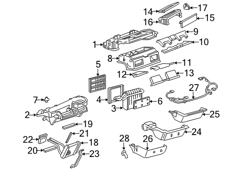 1997 Buick Park Avenue Filter Diagram for 3096068