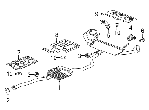 2019 Chevy Equinox Exhaust Components Diagram 4 - Thumbnail