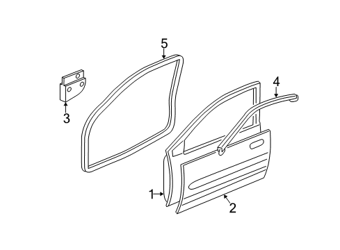 2002 Chevy Malibu Front Door Diagram