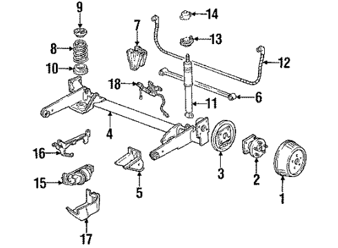 1995 Chevy Lumina APV Fan Relay Diagram for 12135000