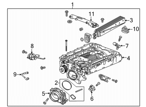 2022 Cadillac CT5 Intake Manifold Diagram