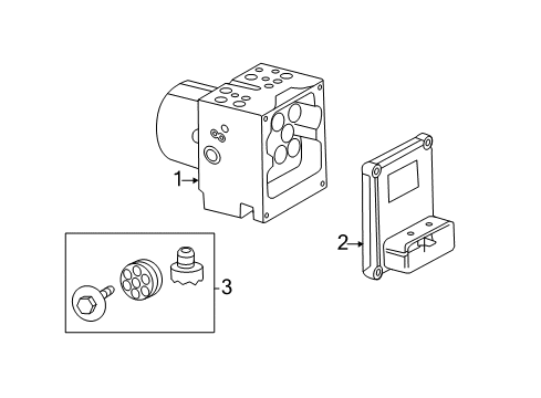 2008 Cadillac CTS Anti-Lock Brakes Diagram