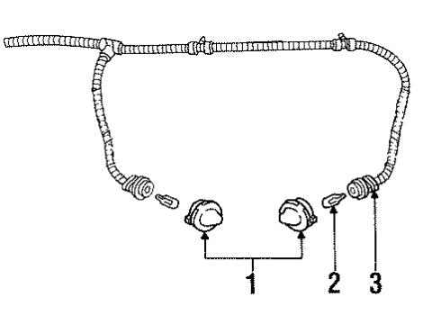 2002 Saturn SC1 Backup Lamps Diagram