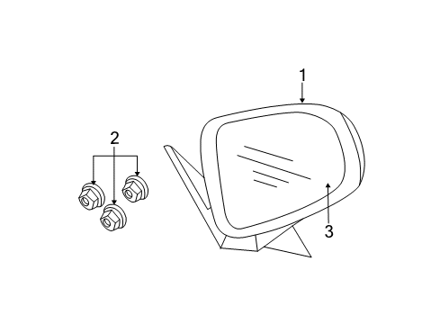 2005 Chevy Impala Outside Mirrors Diagram