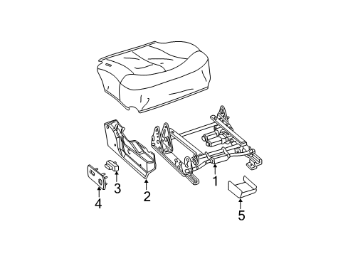 2004 Cadillac Escalade ESV Power Seats Diagram 4 - Thumbnail