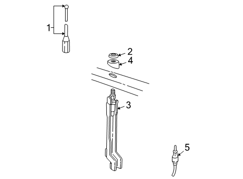1998 Chevy Camaro Antenna & Radio Diagram