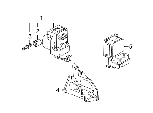 2008 Chevy Uplander Anti-Lock Brakes Diagram