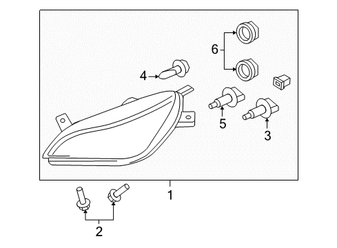 2007 Saturn Sky Headlamps Diagram