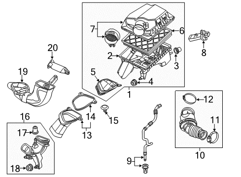 2017 Buick Cascada Air Intake Diagram