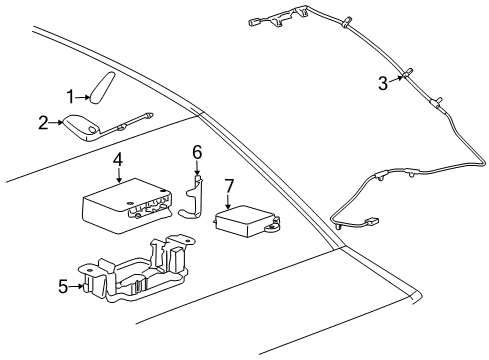 2005 Chevy Cobalt Communication System Components Diagram