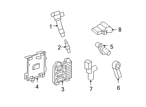2012 GMC Acadia Ignition System Diagram