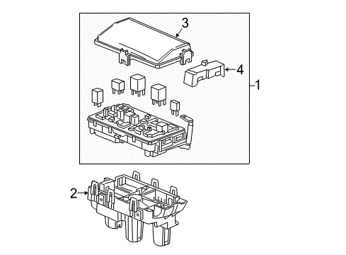 2022 GMC Canyon Electrical Components Diagram