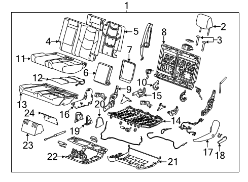 2020 Cadillac Escalade Heated Seats Diagram 13 - Thumbnail