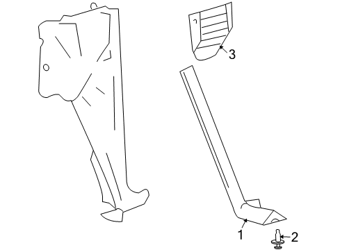 2006 Hummer H2 Exterior Trim - Fender Diagram