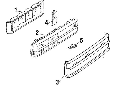 1987 Buick Electra Tail Lamps Diagram