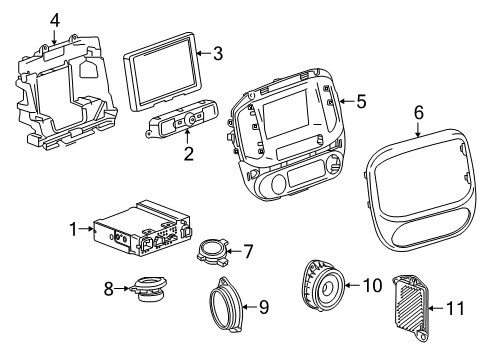 2017 Chevy Colorado Sound System Diagram 2 - Thumbnail