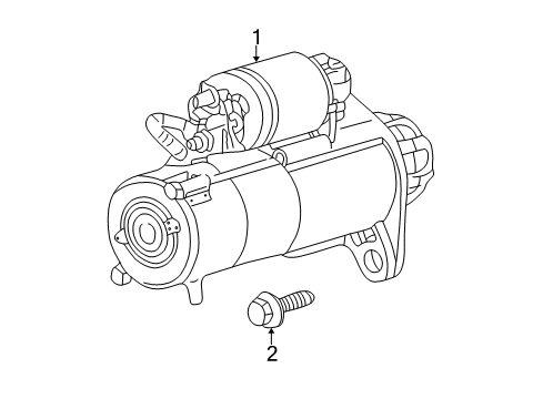 2002 Pontiac Grand Am Starter, Electrical Diagram 1 - Thumbnail