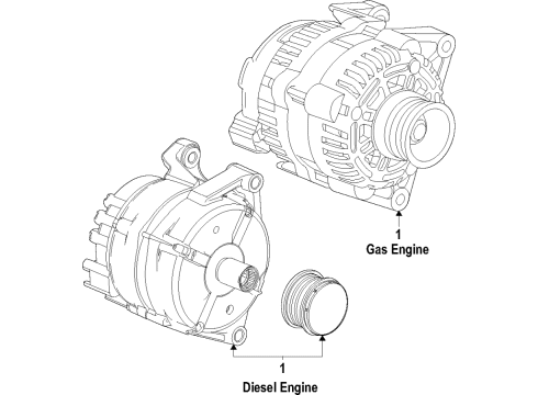 2012 Chevy Cruze Alternator Diagram 1 - Thumbnail