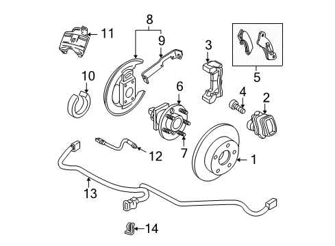 2004 Buick Regal Rear Brakes Diagram
