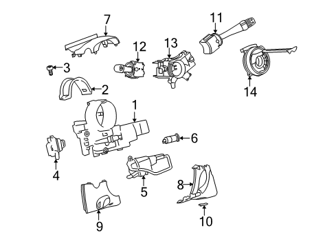 2008 Pontiac G5 Ignition Lock Diagram