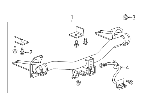 2017 Buick Envision Trailer Hitch Components Diagram