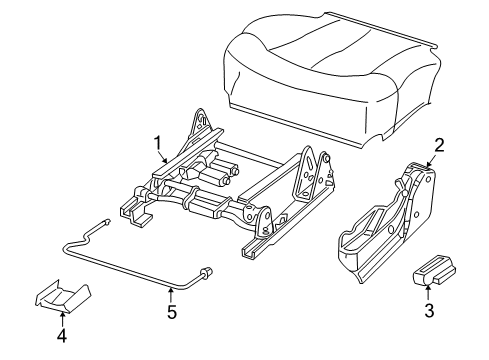 2006 Chevy Silverado 1500 Tracks & Components Diagram 3 - Thumbnail