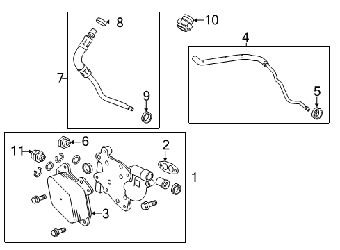 2014 Chevy Camaro Inlet Hose Diagram for 22840081