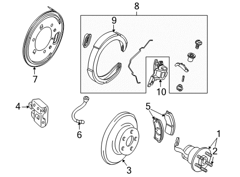 2008 Cadillac XLR Parking Brake Diagram