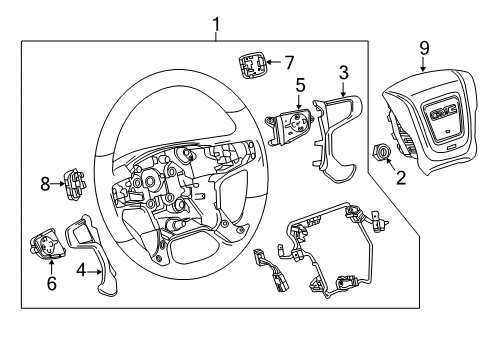 2017 GMC Yukon Cruise Control System Diagram
