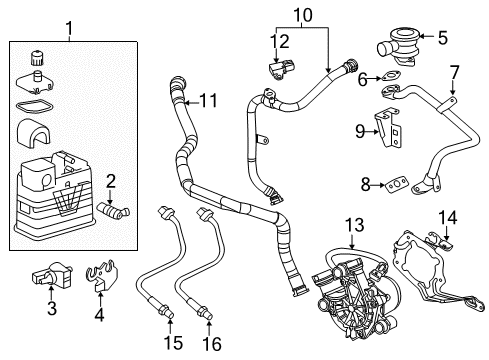 Vacuum Tube Diagram for 55564634