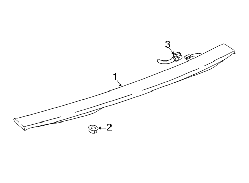 2018 Cadillac CT6 Lamp Nut Diagram for 11546391