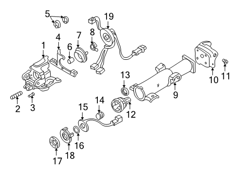 2005 Pontiac Grand Am Housing & Components Diagram