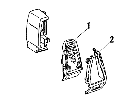1984 Chevy Monte Carlo Tail Lamps Diagram