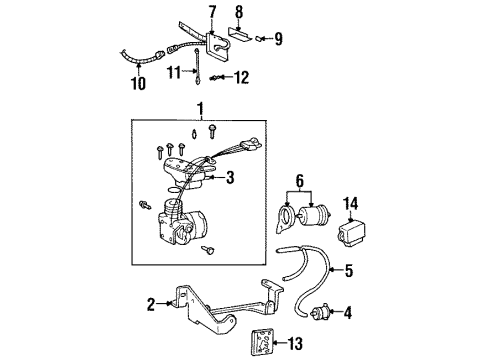 2000 Oldsmobile Silhouette Ride Control Diagram