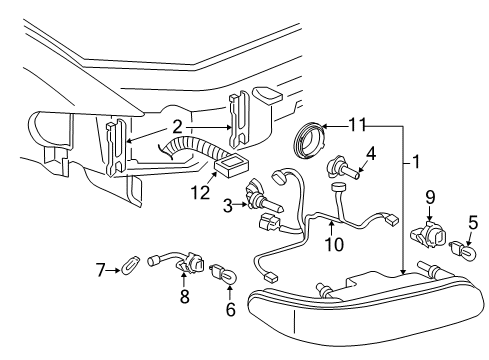 2004 Buick Regal Headlamps Diagram