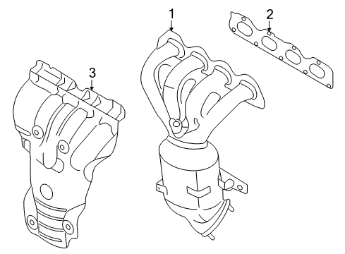 2010 Chevy Aveo5 Exhaust Manifold Diagram