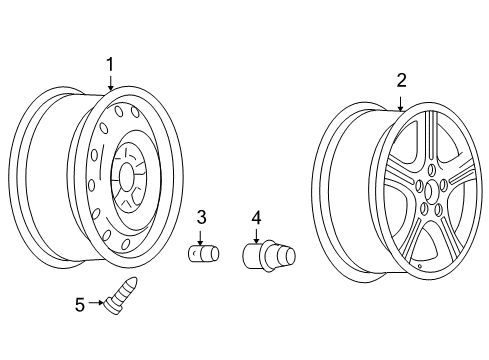 2008 Chevy Uplander Wheels Diagram
