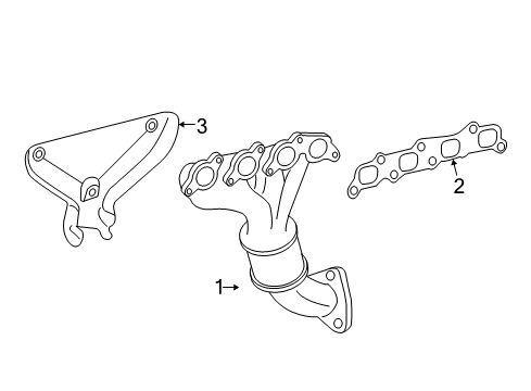 2009 GMC Canyon Heat Shield Diagram for 12578646