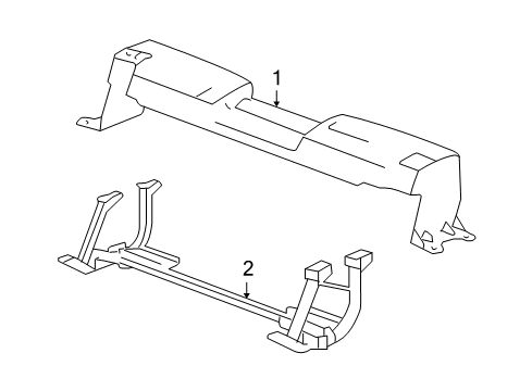 2008 Chevy Corvette Radiator Support Diagram
