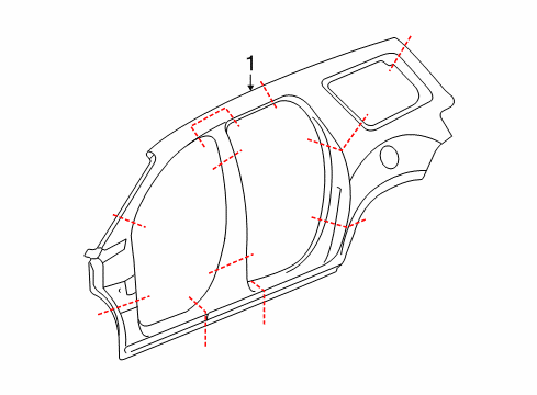 2012 GMC Acadia Uniside Diagram