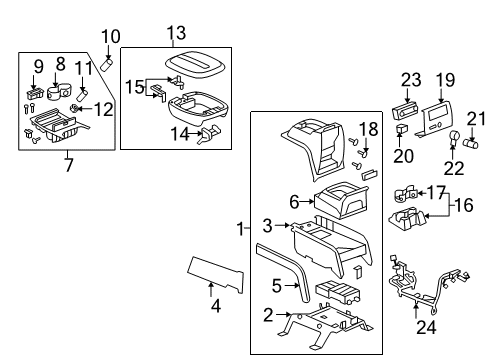 2008 Cadillac Escalade Wire Harness, Front Diagram for 15934124