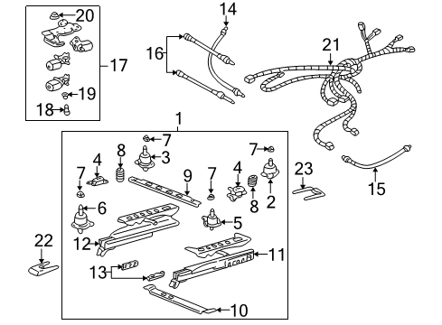 2001 Chevy Impala Seat Switch Diagram for 12450256