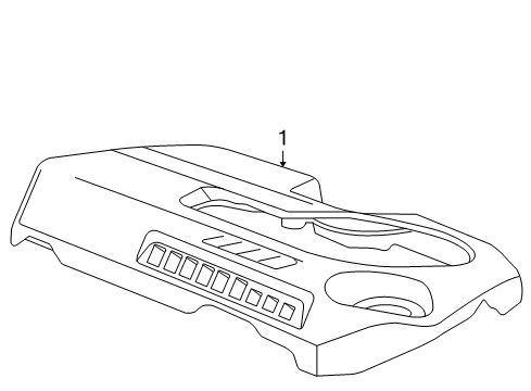2011 Chevy Impala Engine Appearance Cover Diagram