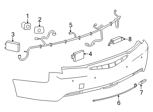 2017 Cadillac CT6 Lane Departure Warning Diagram 3 - Thumbnail