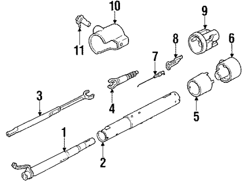 1984 Chevy Citation II Pulley Diagram for 14025547