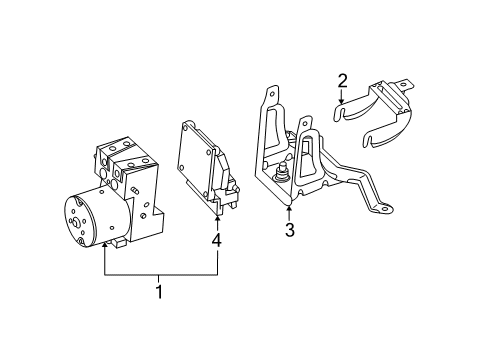 2003 Saturn LW200 Anti-Lock Brakes Diagram 1 - Thumbnail