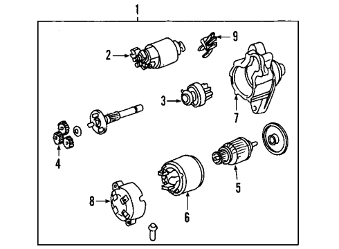 2004 Pontiac Vibe Starter Diagram