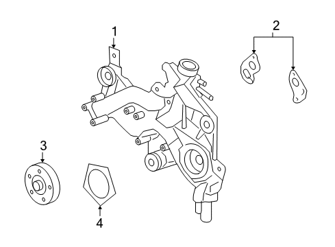 2008 Chevy Impala Cooling System, Radiator, Water Pump, Cooling Fan Diagram 2 - Thumbnail