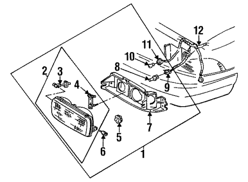 1995 Chevy Impala Bulbs Diagram