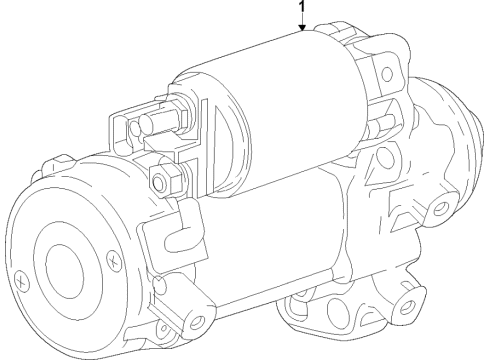2020 GMC Acadia Starter Diagram